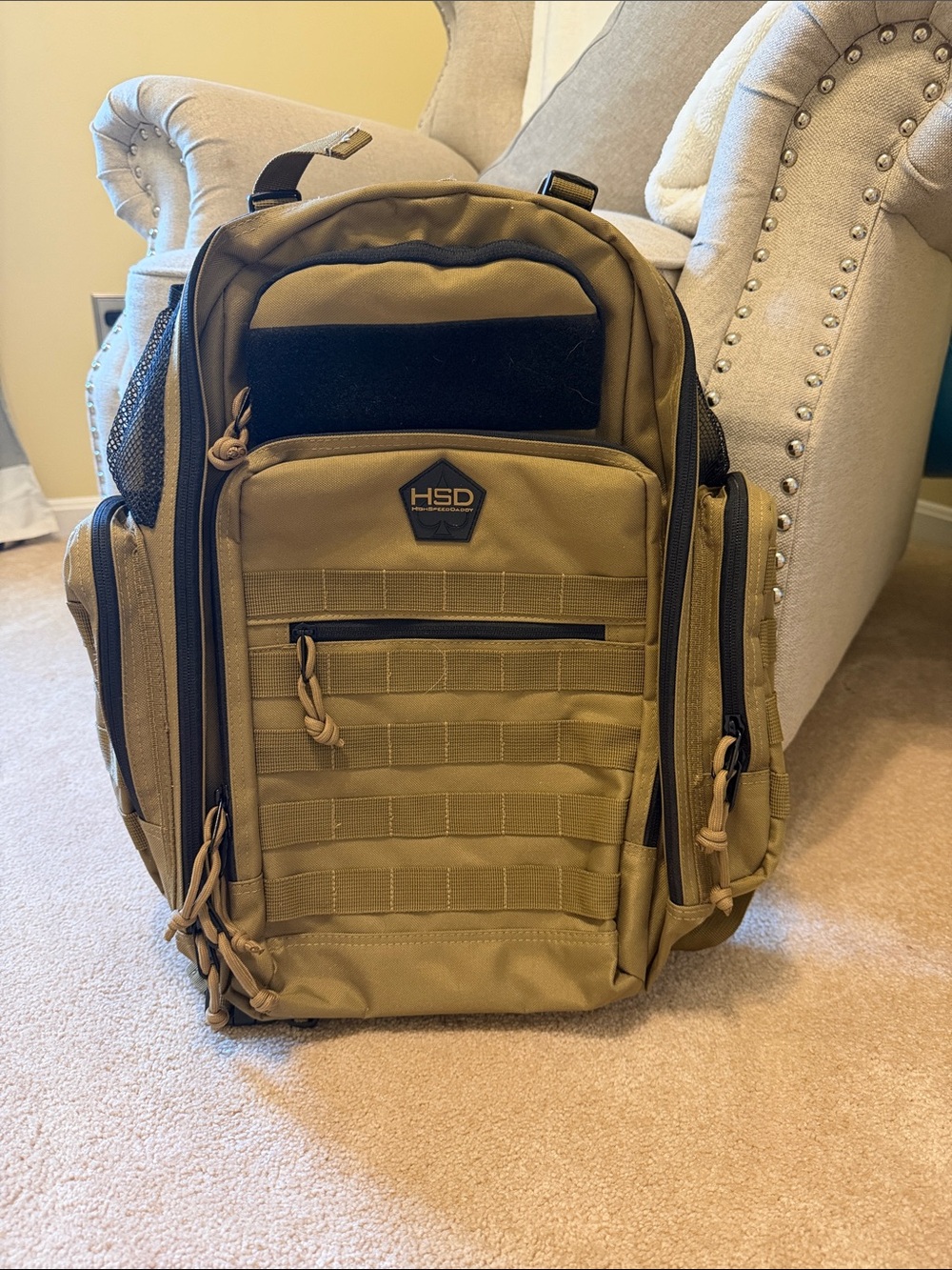 Tactical Men's Backpack in Coyote Brown